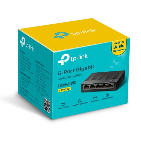 Switch de Mesa 5 Puertos Gigabit TP-Link