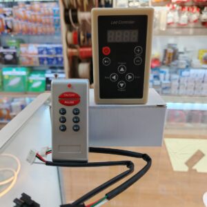 AMPLIFICADOR+CONTROL 8 TECLAS RGB 360W 12-24V